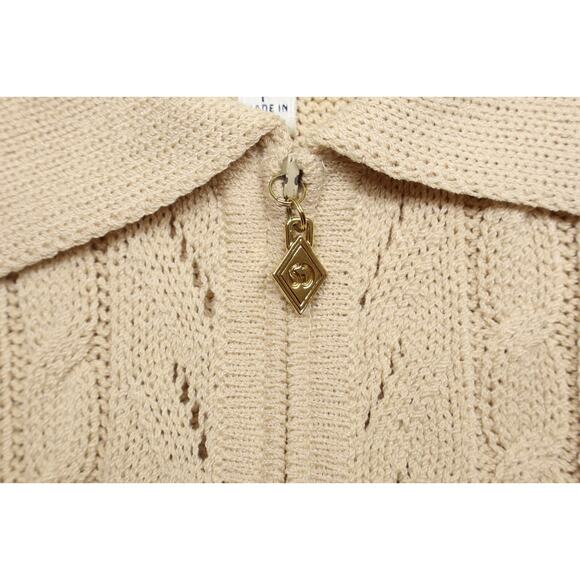 St. John Sheath Sleeveless Dress/Short Sleeve Jacket Knit Neutral Old Money 4P - Picture 12 of 16